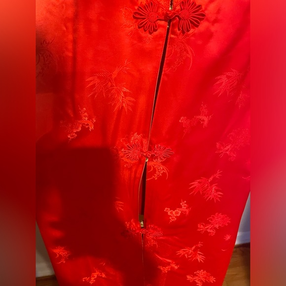 Stunning Reversible Vintage Asian Patterned Housecoat Duster Jacket / Robe - Picture 16 of 16